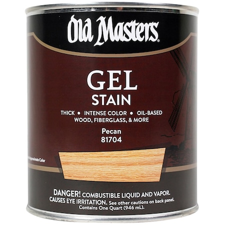 Old Masters 1 Qt Pecan Oil-Based Gel Stain 81704